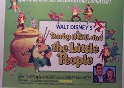 Darby Ogill and the Little People 1977 Re Issue (Half Sheet) Poster