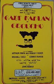 Groucho (Original Theatre Window Card)