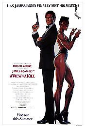 A VIEW TO A KILL  Style B Movie Poster