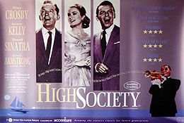 HIGH SOCIETY (RE ISSUE   BRITISH QUAD) Movie Poster