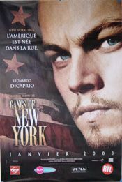 Gangs of New York (Rolled French   Leonardo Dicaprio) Movie Poster