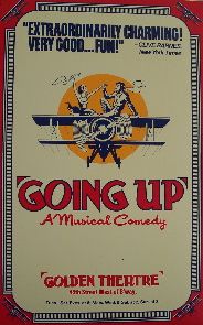 Going Up (Original Broadway Theatre Window Card)