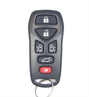 2009 Nissan Quest Keyless Entry Remote w/2 Power Side Doors   Used