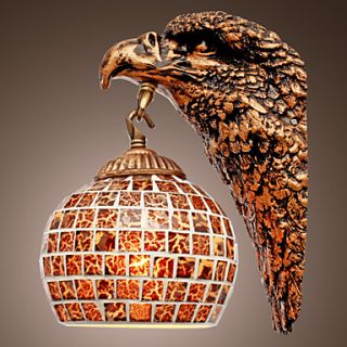 Artistic Wall Light with Eagle Feature