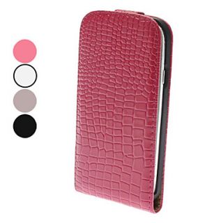 Flip Open Design Noble Alligator Grain Leather Case for Samsung Galaxy S3 I9300 (Assorted Colors)