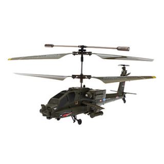 SYMA S109G AH 64 3.5 Channel Infrared Remote Control Mini Helicopter with Gyro (Army Green,6xAA)