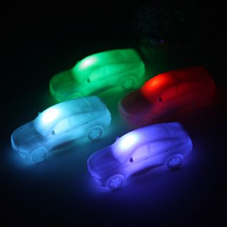Lovely Vinyl Car LED Lamp   Set of 4 (Color Changing, Built in Botton Cell)