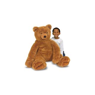 Melissa & Doug Jumbo Brown Plush Teddy Bear