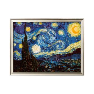 ART Starry Night, c.1889 Framed Print Wall Art