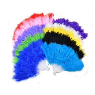 Soft Fluffy Feather Hand Fan(More Colors)