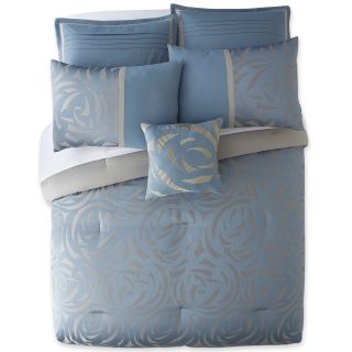 Swirl 7 pc. Jacquard Comforter Set