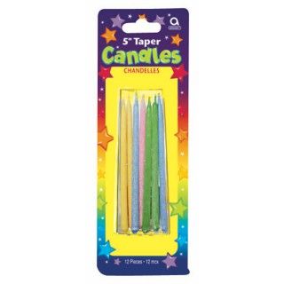 Multi Pastel Colored Candles