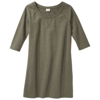 Mossimo Supply Co. Juniors Sweatshirt Dress   Olive M