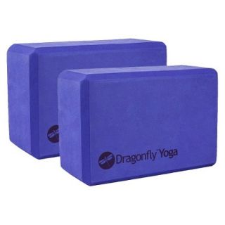 Dragonfly Foam Yoga Block Pair   Purple (3)