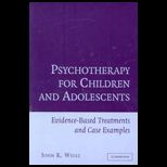 Psychotherapy for Children and Adolescents