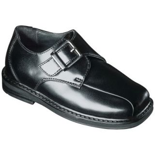 Toddler Boys Scott David Monk Dress Shoe   Black 7