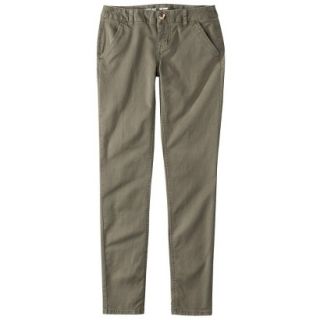 Mossimo Supply Co. Juniors Skinny Chino Pant   Olive 1