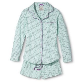 PJ Couture Pajama Set   Blue Floral L