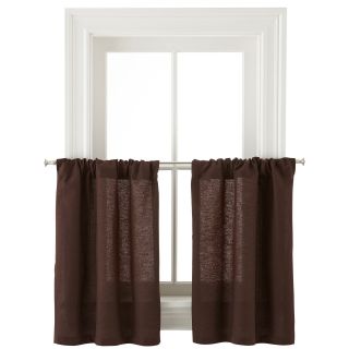 JCP Home Collection  Home Holden Rod Pocket Cotton Window Tiers,