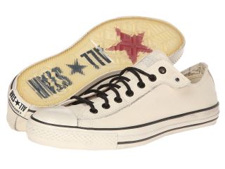 Converse by John Varvatos Chuck Taylor All Star Ox   Stud Closure Leather Lace up casual Shoes (Silver)