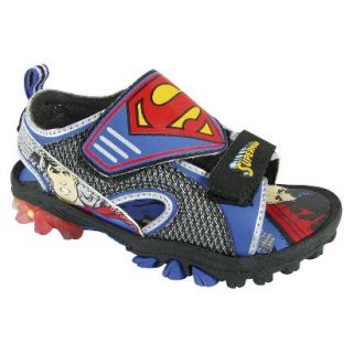 Toddler Boys Superman Hiking Sandals   Blue 11
