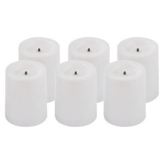 Threshold Outdoor Candle Plastic   6pk