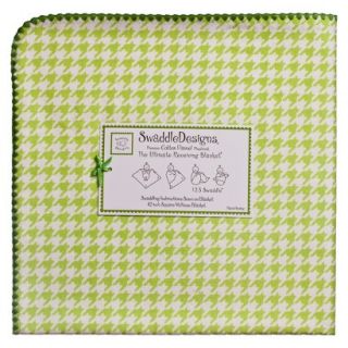 Swaddle Designs Ultimate Receiving Blanket   Kiwi Puppytooth