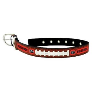 Georgia Bulldogs Classic Leather Large Football Collar