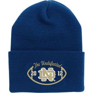 Notre Dame Fighting Irish adidas NCAA 2012 ND The Undefeated Cuffed Knit
