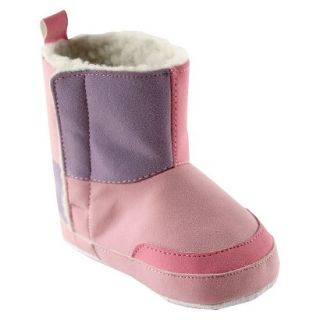 Luvable Friends Infant Girls Suede Boot   Pink 6 12 M