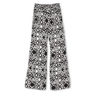 Mossimo Supply Co. Juniors Printed Pant   Black/White L(11 13)