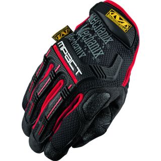 Mechanix Wear M Pact Glove   Red/Black, Medium, Model MPT 52 009