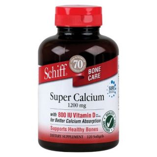 Schiff Super Calcium 1200 mg Softgels   120 Count