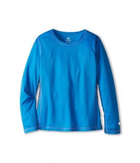 White Sierra Sun Buster Tee Womens Long Sleeve Pullover (Blue)