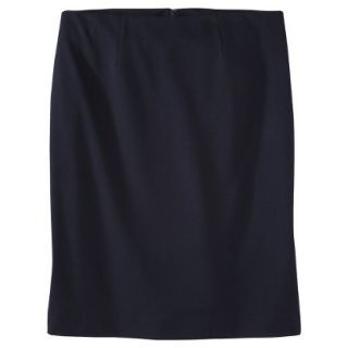 Merona Womens Plus Size Classic Pencil Skirt   Blue 24W