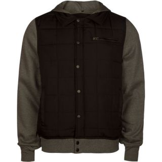 Snap Hood Mens Jacket Black In Sizes Medium, X Large, Small, Xx Larg