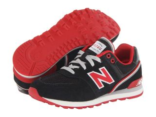 New Balance Kids KL574 Boys Shoes (Black)