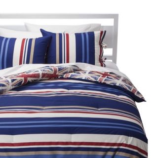 Miles Comforter Set   Blue (Twin Extra Long)