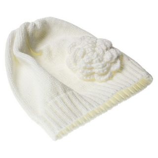 Gimme Clips Ivory Flower Beanie