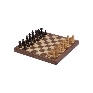 Walnut Magnetic Chess Set