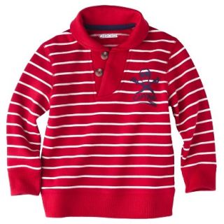 Cherokee Infant Toddler Boys Nautical Sweatshirt   Red Explosion 4T