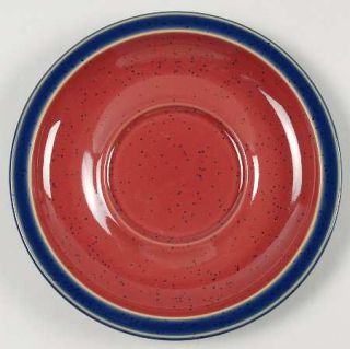 Denby Langley Harlequin Saucer for Breakfast Cup, Fine China Dinnerware   Multic