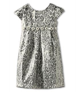 Biscotti Snow Princess Shortsleeve Dress Girls Dress (Silver)