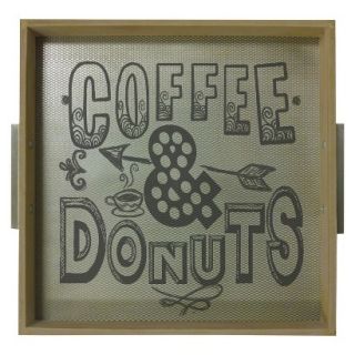 Coffee and Donuts Decorative Tray   14.25