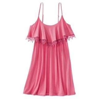 Xhilaration Juniors Coverup Swim Dress  Pink S