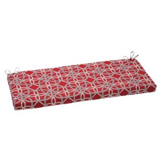 Outdoor Bench Cushion   Red/Brown Keene