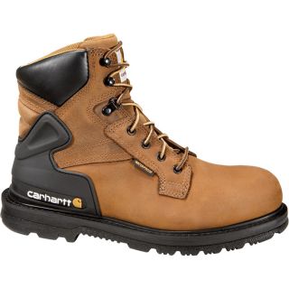 Carhartt 6 Inch Waterproof Work Boot   Bison Brown, Size 11, Model CMW6220