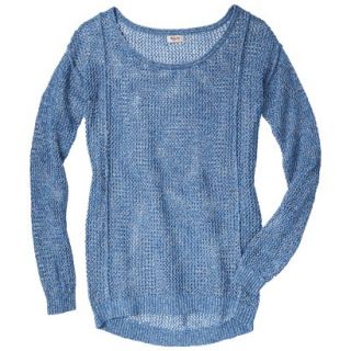 Mossimo Supply Co. Juniors Mesh Sweater   Blue L(11 13)