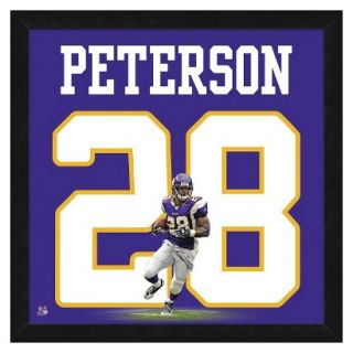 NFL Minnesota Vikings Adrian Peterson Framed Uniframe