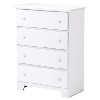 Lang Furniture Shaker 4 Drawer Chest LTL SHA 430 Finish White